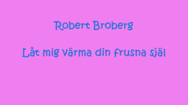 Walter´s Vinyl: "Låt mig värma din frusna själ", Robert Broberg - VINYL RECORDED смотреть онлайн