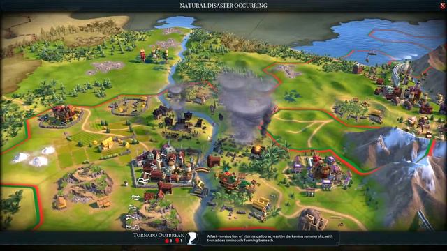 Stupid Tornado Outbreak! | Civilization VI: Gathering Storm (Hungary) Part 12 смотреть онлайн