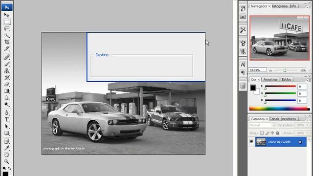 Photoshop CS3 - Efeito Foto para Desenho. смотреть онлайн