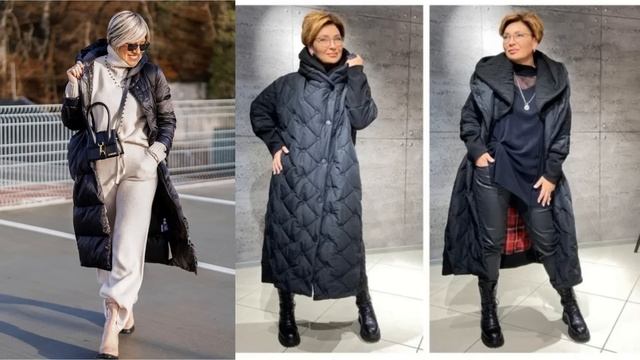 МОДНЫЕ ПУХОВИКИ ДЛЯ ЖЕНЩИН 50+ ?ПРИМЕРЫ ОБРАЗОВ С ПУХОВИКАМИ ОСЕНЬ-ЗИМА смотреть онлайн