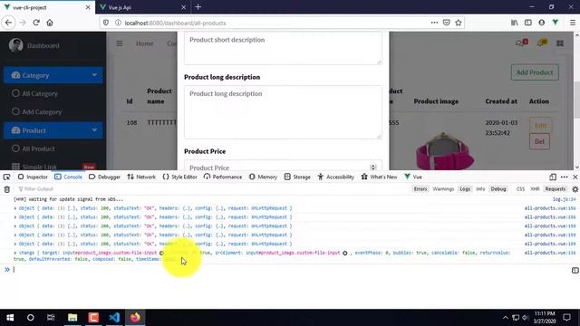 Vue js file upload with progress bar | show images before uploading them in Vue.js chpter-1 Part-3 смотреть онлайн