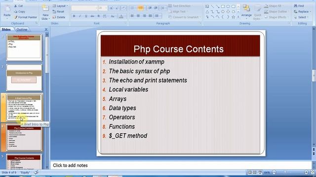 introduction to web Programming using PHP смотреть онлайн