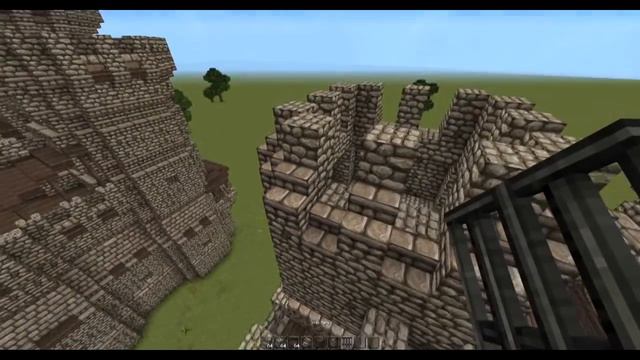 Minecraft Tutorial: How To Build A Medieval Keep/Castle - Part 2 смотреть онлайн