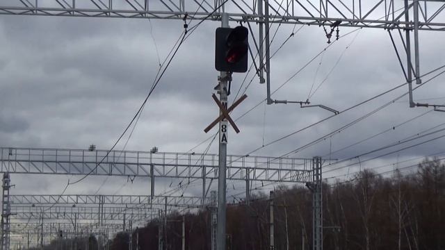 Обзор западной горловины станции Железнодорожная смотреть онлайн