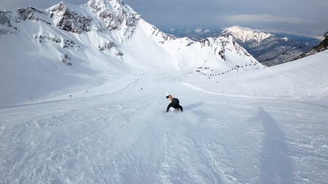НА СНОУБОРДЕ В КРАСНОЙ ПОЛЯНЕ // SNOWBOARD EDIT FROM SOCHI смотреть онлайн