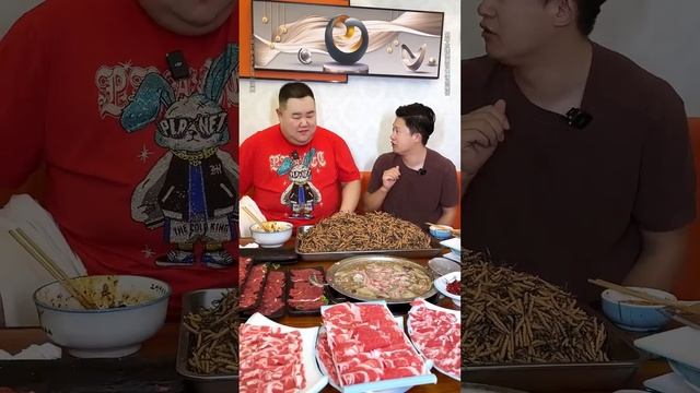 價值100萬的蟲草你見過嗎？胖哥挑戰巨無霸蟲草火鍋，滿滿一盆嚼著吃鮮嫩爆汁！ 【櫻木花胖】 смотреть онлайн