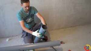 Замена квартирного стояка канализации за 5 минут. Мастер класс