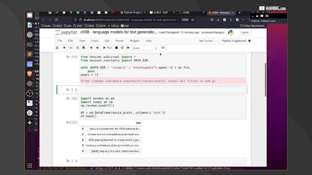 How to use text from a Wikipedia article to train a text generation model смотреть онлайн