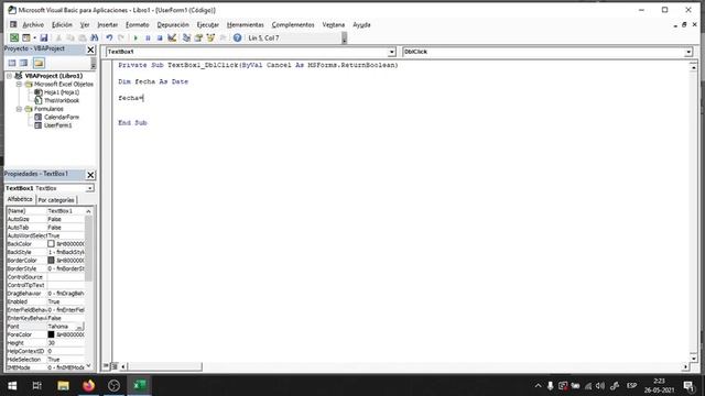 Excel VBA Date Picker - Selector de Fechas смотреть онлайн