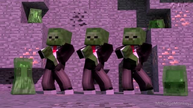 DANCE BATTLE - Minecraft Animation смотреть онлайн