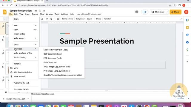 How to Save Google Slides Presentation смотреть онлайн