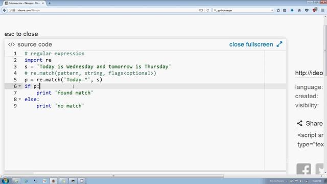 Python introduction to regular expression match function in Hindi смотреть онлайн