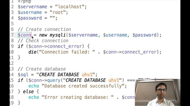 How to Create Database in PHP | Lecture-14 |Atmiya University смотреть онлайн