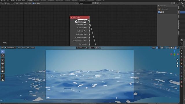 Making an animated toon water shader for Eevee | Blender 2.8 Tutorial смотреть онлайн