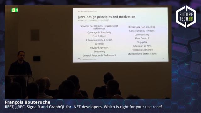 Future Tech 2023: François Bouteruche - REST, gRPC, SignalR and GraphQL for .NET developers. смотреть онлайн