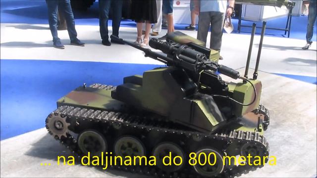 Besposadno oklopno vozilo Miloš - First Serbian Unmanned ground Vehicle смотреть онлайн