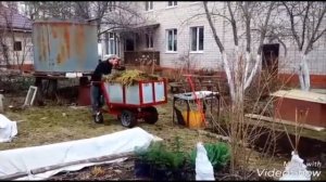 Самодельная мототачка