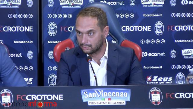 Conti è il nuovo DS del Crotone смотреть онлайн