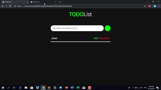 Todo List Using HTML & CSS & JavaScript смотреть онлайн