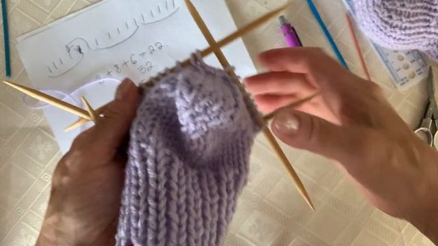 How to knit socks using five double points needles Part 2 Как связать носки пятью спицами. Часть 2 смотреть онлайн