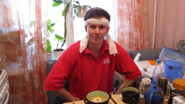 Начало поедания сушек