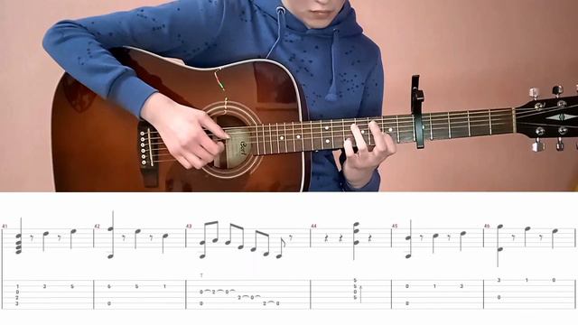 РАЗБОР+ТАБЫ "Солнечная долина"–авторская fingerstyle мелодия смотреть онлайн