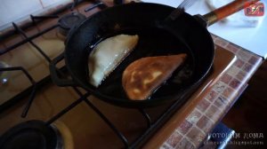 Как Жарить Чебуреки Замороженные на СКОВОРОДЕ???