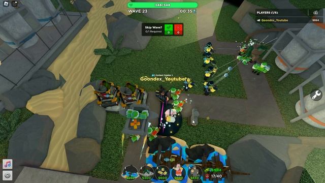 Army of elves and archers Roblox Tower Defense Simulator смотреть онлайн