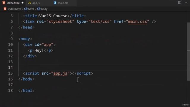 001 Getting Started (02 - Vue Fundamentals) смотреть онлайн