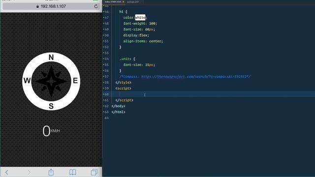 JavaScript Geolocation based Speedometer and Compass - #JavaScript30 21/30 смотреть онлайн