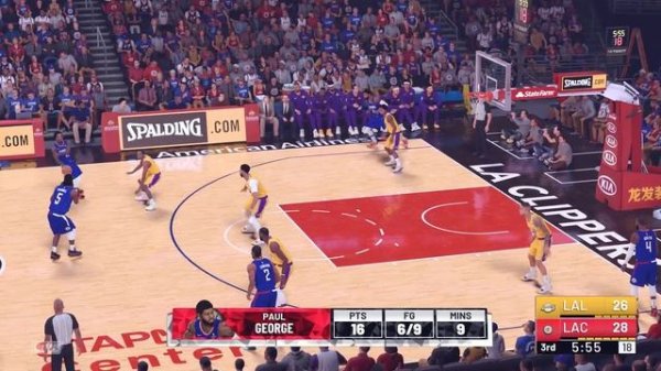 NBA 2K20 Roster (PC) | Lakers vs Clippers (2k19 gameplay) | 4K 60fps!