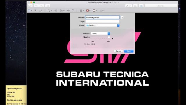 2016+ Subaru Starlink STi Navigation Custom Screen Off Image using Mac смотреть онлайн