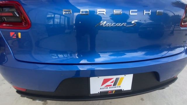 2016 Porsche Macan S Sapphire Blue Metallic/ SOLD!! смотреть онлайн