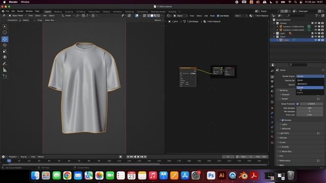 3D T-Shirt Mockup Tutorial (No Plugins) смотреть онлайн