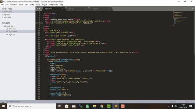 Perkenalan HTML, CSS, JQuery dan PHP (Bootcamp Online: HTML, CSS, JavaScript, PHP, MySQL) смотреть онлайн