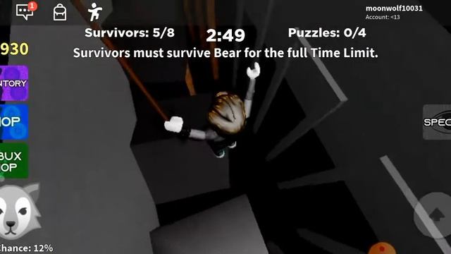 Roblox, Bear! Мишка с красными глазами и Боб! смотреть онлайн