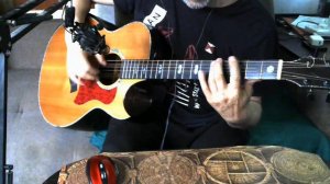 ДЖОДАСЕН НА ГИТАРЕ. Joe Dassin   Et si tu n'existais pas . Open G