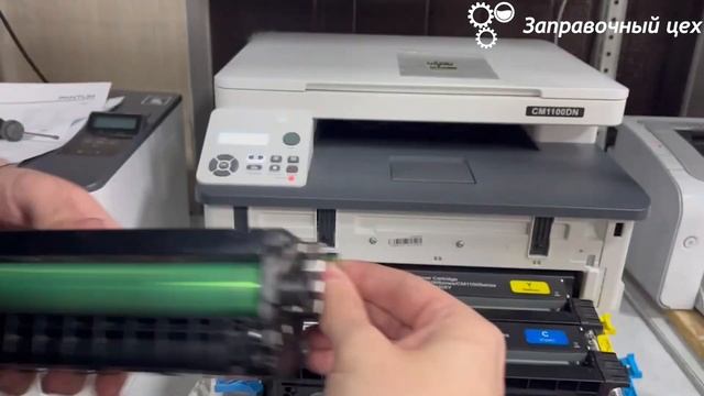 Видео для клиентов установки и проверки комплекта чипов CTL-1100X KCMY на принтере Pantum CM1100 смотреть онлайн