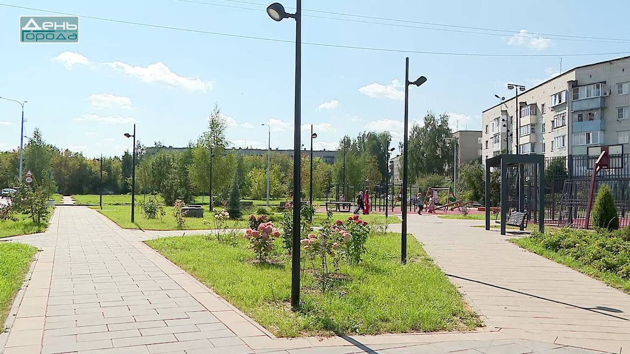 Скверы в поселке Мостоотряд и в микрорайоне Доскино готовы принимать отдыхающих! смотреть онлайн