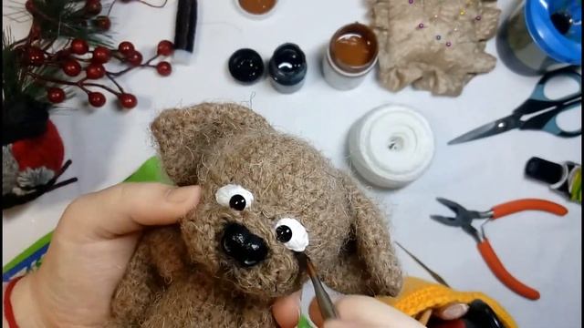 DIY: Оформление игрушки "Щенок Мякиш" || Made KrisBel смотреть онлайн
