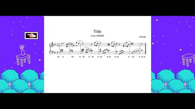 OMORI - Title (Piano Sheet Music) смотреть онлайн