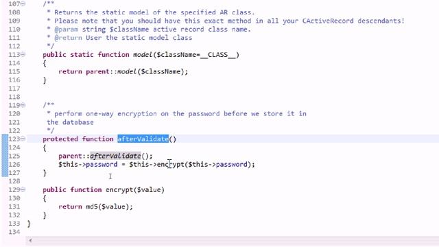 Database authentication in YII framework Video tutorial 6 смотреть онлайн