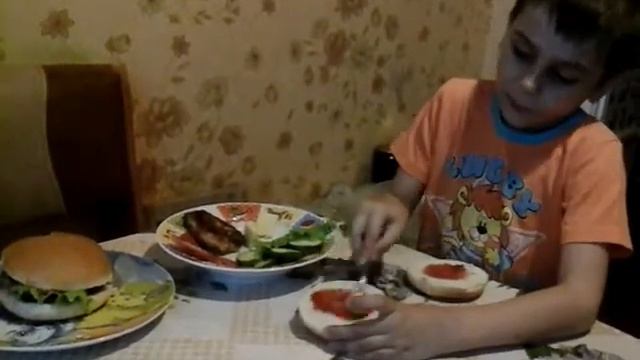 как сделать гамбургер дома смотреть онлайн