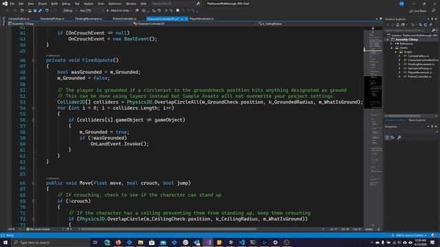 Unity 2019 Platformer Tutorial 010 - Fixing the Jump Glitch смотреть онлайн