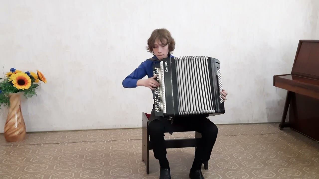 Бодрых Матвей. Д. Бортнянский "Соната фа мажор" Н.Ризель "Вариации на тему р.н.п. "Ах ты зимушка" смотреть онлайн