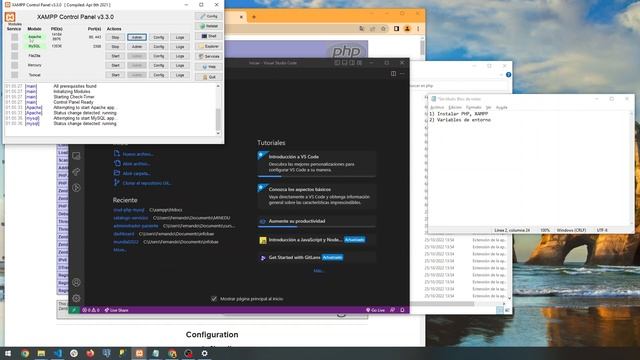 Configurar PHP en Visual Studio Code 2022 смотреть онлайн