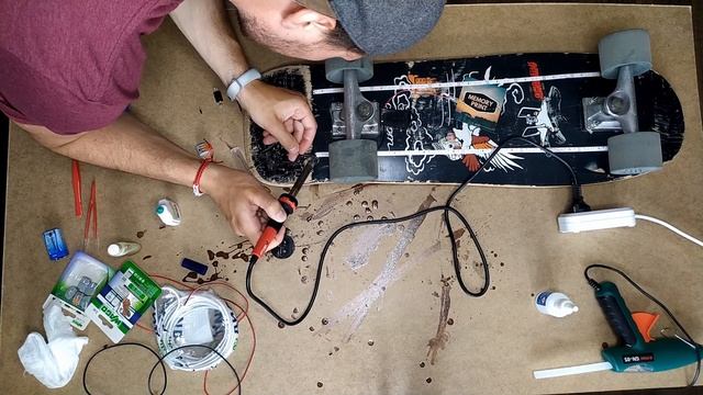 ДЕЛАЕМ СКЕЙТ С ПОДСВЕТКОЙ #скейтбординг (скейт)