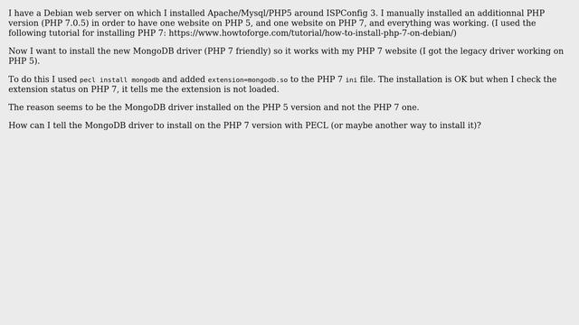 DevOps & SysAdmins: Install MongoDB extension on a specific PHP version (2 Solutions!!) смотреть онлайн