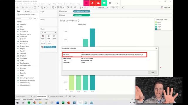 Excel File Won't Refresh in Tableau. Try this! смотреть онлайн