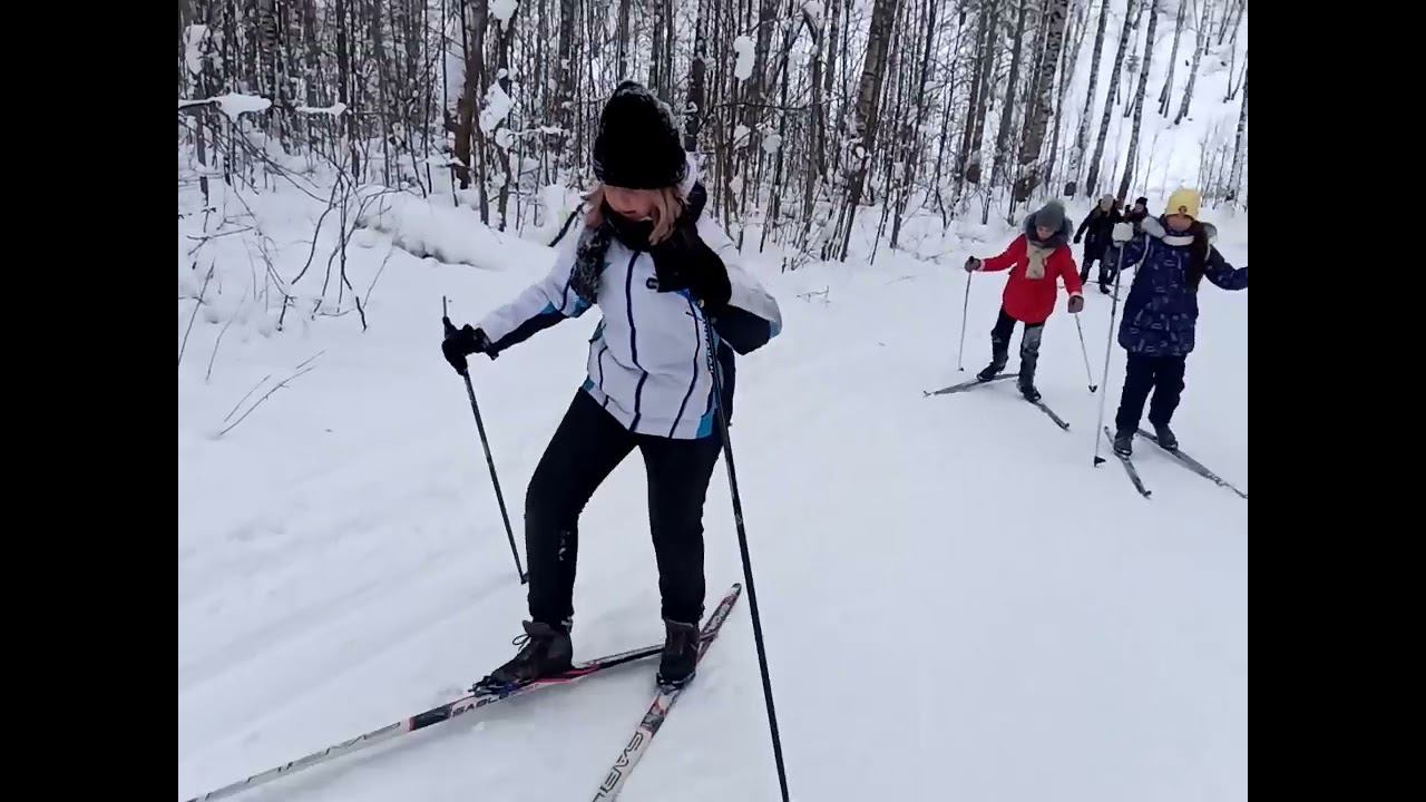 Прогулка на лыжах смотреть онлайн